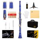 Babador profissional de ebonite Clarinet Glory GLY-CLADBL com acessórios