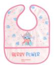 Babador Rosa Yum! com bolso coletor de migalhas Multikids Baby Babador Rosa Yum! com bolso coletor de migalhas Multikids Baby