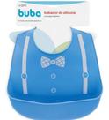 Babador silicone cata migalhas azul buba