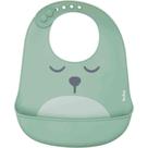 Babador Silicone Com Pega Migalhas Gumy Buba Verde +3meses