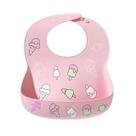 Babador Silicone Sorvete Rosa