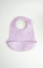 Babador Silicone Violeta com Detalhes Pippo