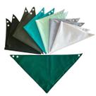 Babador Triângulo Impermeável - Kit com 3 (tons de verde e variadas)