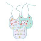Babador trios papi felpudo plastificado 20cm x 19cm 03 un