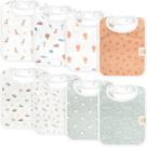 Babadores de bebê de algodão orgânico KeaBabies, pacote com 8 unidades, para meninos e meninas Babadores de bebê de algodão orgânico KeaBabies, pacote com 8 unidades, para meninos e meninas