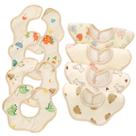Babadores de bebê MUSBUY Muslin de 4 camadas 100% algodão orgânico para meninas