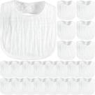 Babadores de musselina Zhanmai, pacote com 20, ajustáveis, 6 camadas absorventes