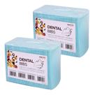 Babadores dentários descartáveis ONEMED 250 unidades 13x18cm à prova d'água Babadores dentários descartáveis ONEMED 250 unidades 13x18cm à prova d'água