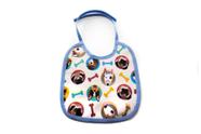 Babadores estampados impermeável kit 12, contém 02 unidades