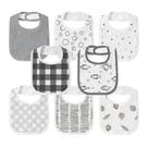 Babadores Muslin Drool GLLQUEN BABY para meninos e meninas, pacote com 8 peixes