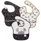 Babadores para bebês Bumkins Disney SuperBib, pacote com 3 babadores à prova d'água