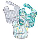 Babadores para bebês Bumkins SuperBib, pacote com 3, 6 a 24 meses Babadores para bebês Bumkins SuperBib, pacote com 3, 6 a 24 meses
