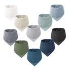 Babadores para bebês Konssy Muslin, pacote com 10, 100% algodão, unissex, de 0 a 36 meses