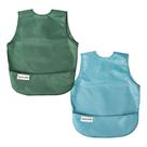 Babadores para bebês Tiny Twinkle, pacote com 2, impermeáveis, leves, pequenos