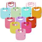 Baberos para Bebé SPINFOX Paquete de 12 Impermeables de Algodón Terry 30x20 cm