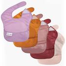 Baberos para Bebé Tiny Twinkle Impermeables Paquete de 5 para Niña en Colores Sólidos Baberos para Bebé Tiny Twinkle Impermeables Paquete de 5 para Niña en Colores Sólidos