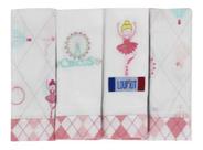 Babete 32cm X 32cm Circus Loupiot Com 4 Unidades Bailarina -