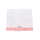 Babete Fralda Loupiot Cores Rosa - 3 Unidades