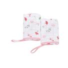 Babete Soft Dengo Rosa - 100% Algodão - 20cm x 40cm