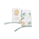 Babete Soft Dengo Verde - 100% Algodão - 20cm x 40cm