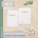 Babete Soft Loupiot Nature Bege - Kit Pano de Boca com Prendedor de Chupeta 2 Unidades