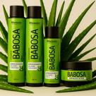 Babosa Kit Completo Shampoo Condicionador Máscara e Finalizador