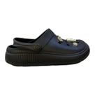 Babuche Feminino Moleca Coleção Boiadeira Casual Conforto Superleve Pins Metalizados 5832.314 Preto