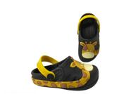 Babuche Girafa Bebê Azul e Preto Infantil