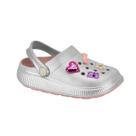 Babuche Infantil Metalizado Botons Molekinha 022354 Cor:CinzaTamanho:26