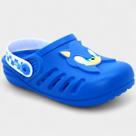 Babuche Infantil Sonic Ready Masculina - Azul e Branco
