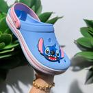 Babuche Injetado Unisex Fachetado Personagem Menino Azul Confortável Antiderrapante