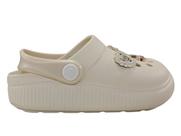 Babuche Molekinha Clog Pingente Creme 2591103 Babuche Molekinha Clog Pingente Creme 2591103