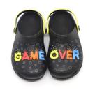 Babuche Plugt Ventor Kids Game Over Preto 89.061