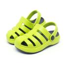 Babuche Sandália Infantil Menino Menina Plugt Pop Marinho/Verde Leve Confortavel e Macio l p/ Criança Calce Fácil