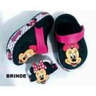Babuche sandália infantil + Pulseira- Minnie