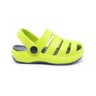 Babuche Sandália Plugt Infantil Menino Pop Kids Marinho/Verde