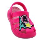 Babuche Sandália Plugt Pop Kids Girl Power Rosa Chiclete