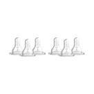 Baby Bottle Nipple Dr. Brown's Natural Flow Level T 0m+6 unidades