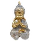 Baby Buda Tailandês Rezando Buda Orando Brilhante 10 cm