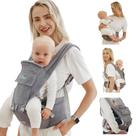 Baby Carrier Bear 6 em 1 com assento no quadril de recém-nascido para criança