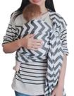 Baby Carrier Vlokup Ring Sling Soft Cotton Grey Wave