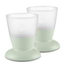 Baby Cup BabyBjörn, pacote com 2 unidades, verde em pó, sem BPA