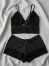 Baby Doll Cropped 36 ao 52 Plus Size Pijama Feminino Sensual Com Detalhe Em Renda Babydoll Lingerie