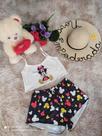 Baby doll cropped personagens