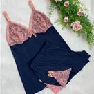 Baby Doll Feminino Sensual Alcinha Short Doll Pijama Linha Noite
