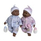 Baby Doll JC Toys Twins 13, corpo macio e realista com roupas Baby Doll JC Toys Twins 13, corpo macio e realista com roupas