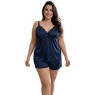 Baby Doll Plus Size Amamentação Feminino Para Maternidade Pós Parto Gestante Com Click Pijama