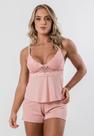 Baby Doll Rendado Pijama Curto Feminino Malha Baby Doll Rendado Pijama Curto Feminino Malha