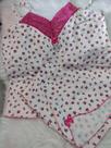 Baby Doll tamanho M- Estampado com renda rosa