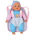 Baby Dolls To Play 13 Soft com porta-mochilas rosa